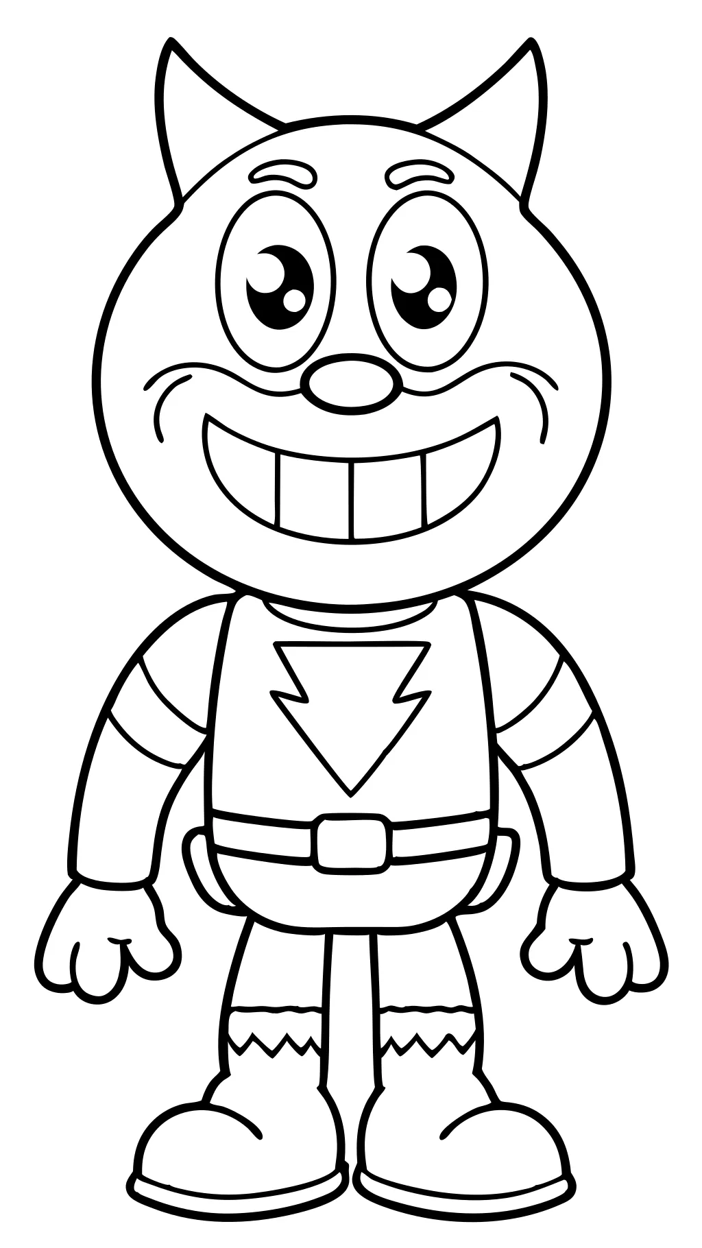 cartoon characters printable coloring pages